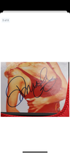 Load image into Gallery viewer, Vintage Pamela Anderson Dual Signed Bathing Suit, Photo Display (2 Signatures) 17.5 x 33.5 JSA LOA Authentic
