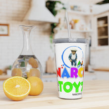 Load image into Gallery viewer, Plastic Tumbler with Straw
