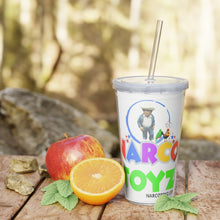 Load image into Gallery viewer, Plastic Tumbler with Straw
