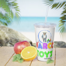 Load image into Gallery viewer, Plastic Tumbler with Straw
